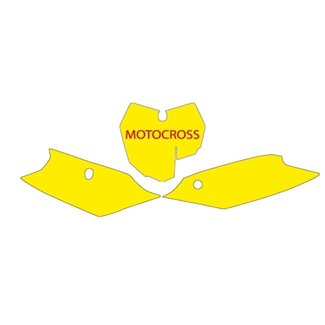 BLACKBIRD BLACKBIRD Plate Stickers Black KTM SX/SX-F