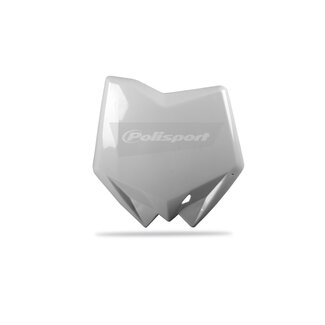 POLISPORT POLISPORT Front Number Plate White Husqvarna