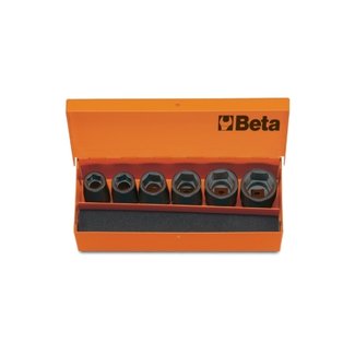 BETA BETA Assortiment van 6 1/2'' slagdoppen