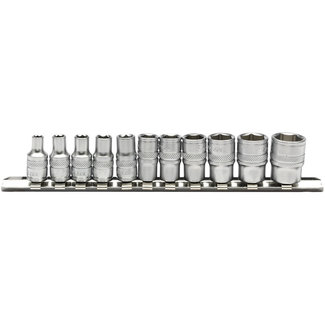 DRAPER DRAPER Dopsleutel set 1/4" 11 stuks