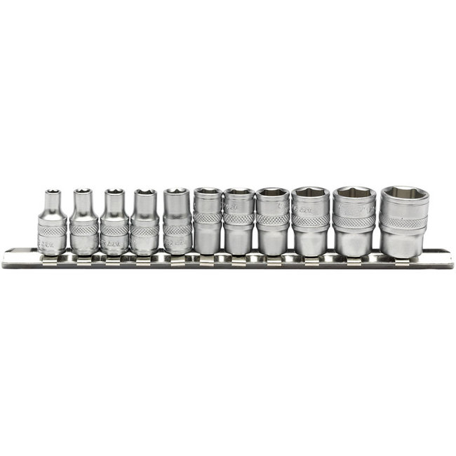 DRAPER DRAPER Dopsleutel set 1/4" 11 stuks