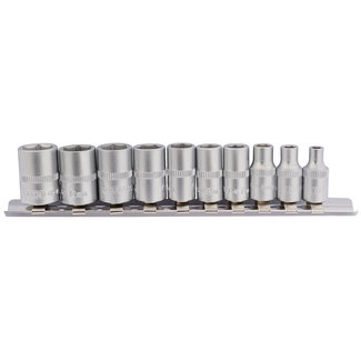 DRAPER DRAPER Set of 10 1/4'' Sockets 4 to 13mm