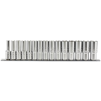 DRAPER DRAPER Set of 15 1/2'' Sockets 10 to 24mm