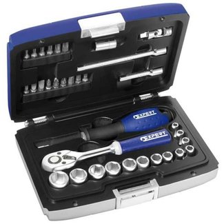 EXPERT EXPERT 1/4'' sockets & ratchet set