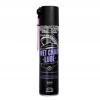 MUC-OFF MUC-OFF Wet Chain Lube - spuitbus 400 ml x12