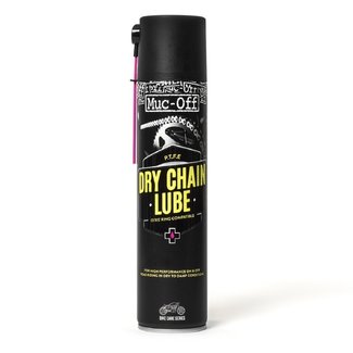 MUC-OFF MUC-OFF Motorcycle Dry PTFE Chain Lube - Spray 400ml X12