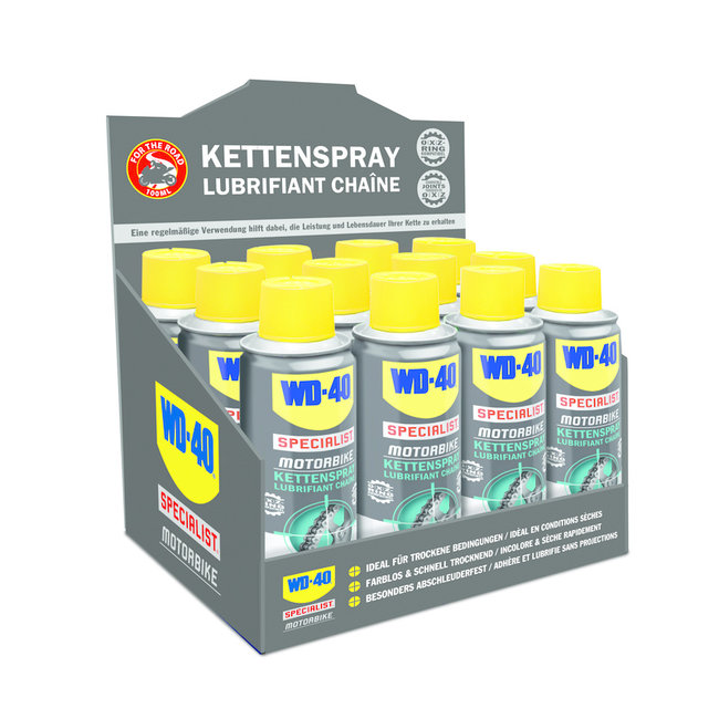 WD 40 WD-40 Specialist® Motorbike droogsmeerspray met PTFE - 12 x 100 ml X12