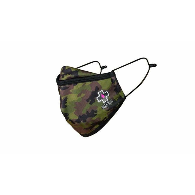 MUC-OFF MUC-OFF Woodland Camo Reusable Face Mask Size L