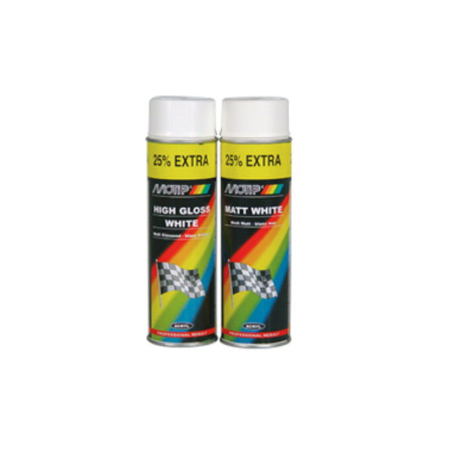 MOTIP MOTIP White Matt Basic Paint - Spray 500ml