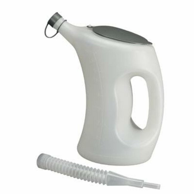 PRESSOL PLASTIC MAATBEKER 5L GEGRAD., FLEXIBELE TIP DEKSEL+DOP