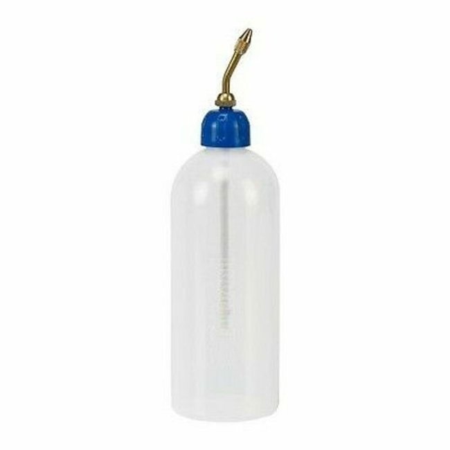 PRESSOL PLASTIC OLIEKAN 500 ML RECHTE TIP 36 MET 180 MM DOORSCHIJNEND