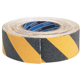 DRAPER DRAPER Safety Grip Tape Black/Yellow 18m