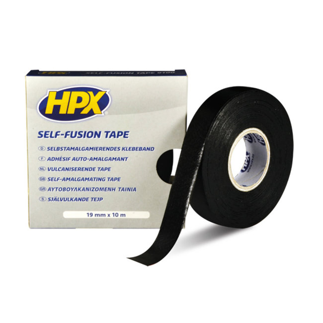 HPX HPX Self Fusion Tape Black 19mm x 10m