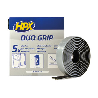 HPX HPX Duo Grip Adjustable Grip Tape - black  25 mm x 2 m