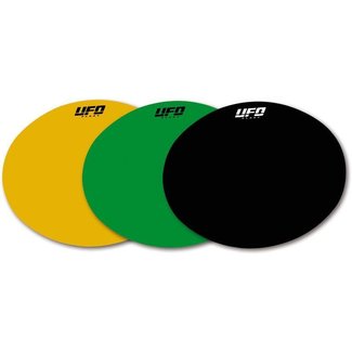 UFO UFO Oval Adhesive Plates Yellow