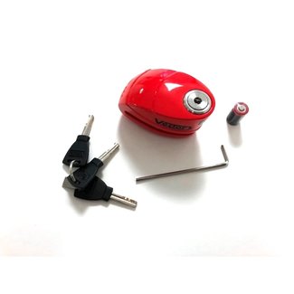 VECTOR VECTOR Alarm Disc Lock SRA - Red