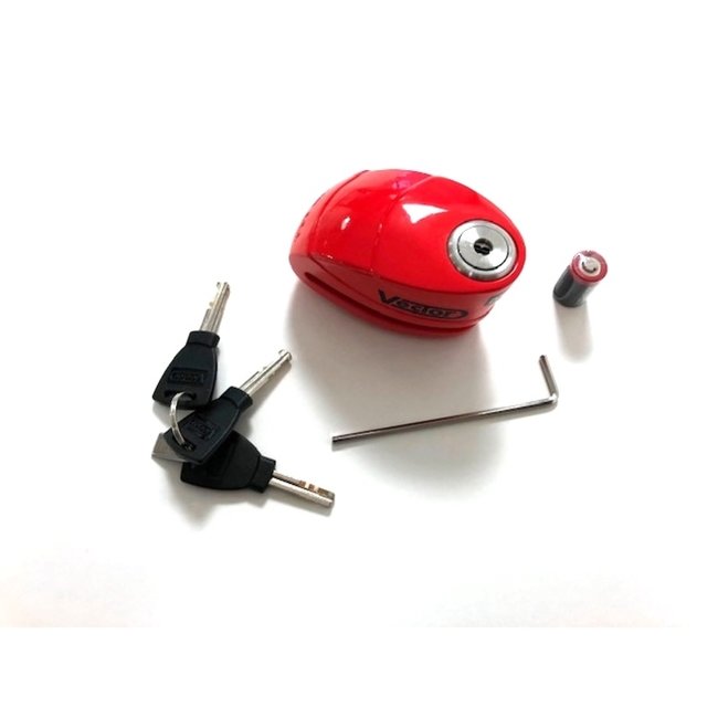 VECTOR VECTOR Alarm Disc Lock SRA - Red