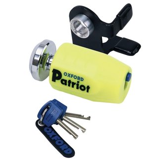 OXFORD OXFORD Patriot schijfremslot Ø14mm geel ART 4
