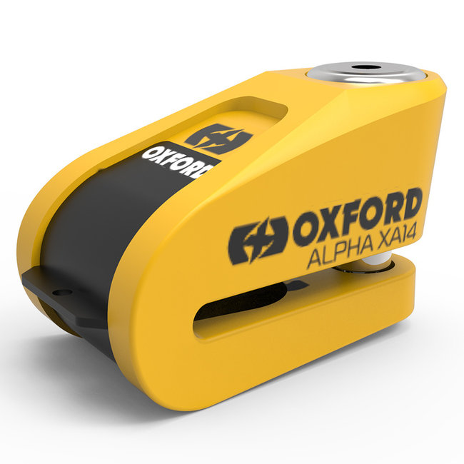 OXFORD OXFORD Alpha XA14 Alarm Disc Lock Ø14mm Stainless Steel Black/Yellow