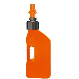 TUFFJUG ORANJE TUFF JUG VAT 10L ORANJE SNELVULDOP TRANSPARANT