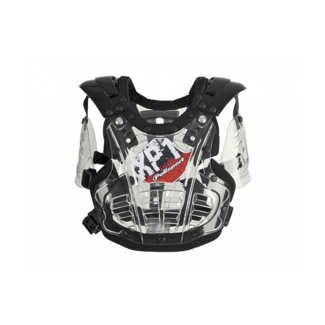 POLISPORT POLISPORT Body protector xp1 mini helder/zwart junior  - One size junior/Transparant & Zwart