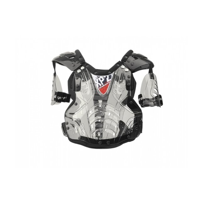 POLISPORT POLISPORT XP2 Junior Chest Protector - Clear/Black  - One size junior/Black