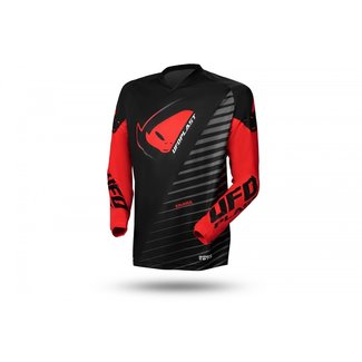UFO UFO Motocross Kimura Jersey Black/Red Size S