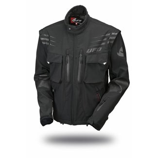 UFO UFO Taiga enduro jas zwart maat XL  - XL/Zwart