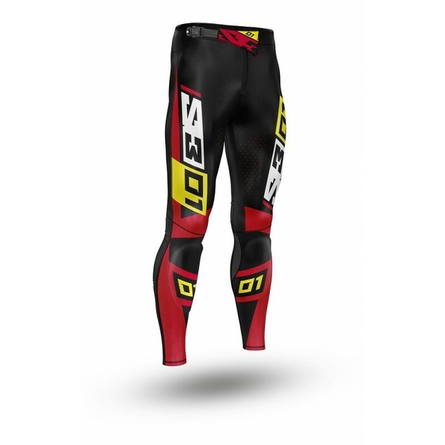 S3 S3 Collection 01 Pants - Black/Red Size 40