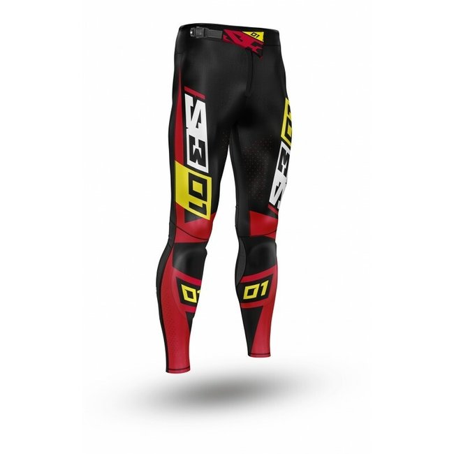 S3 S3 Collection 01 Pants - Black/Red Size 42