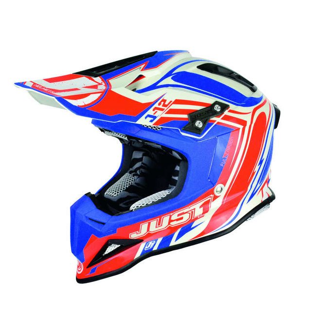 JUST1 JUST1 J12 Helm Flame Red/Blue maat L