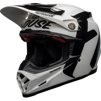 BELL BELL Moto-9 Flex Helmet - Fasthouse Newhall Gloss White/Black