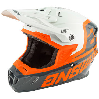 ANSWER ANSWER AR1 Voyd Helmet - Charcoal/Gray/Orange Size M