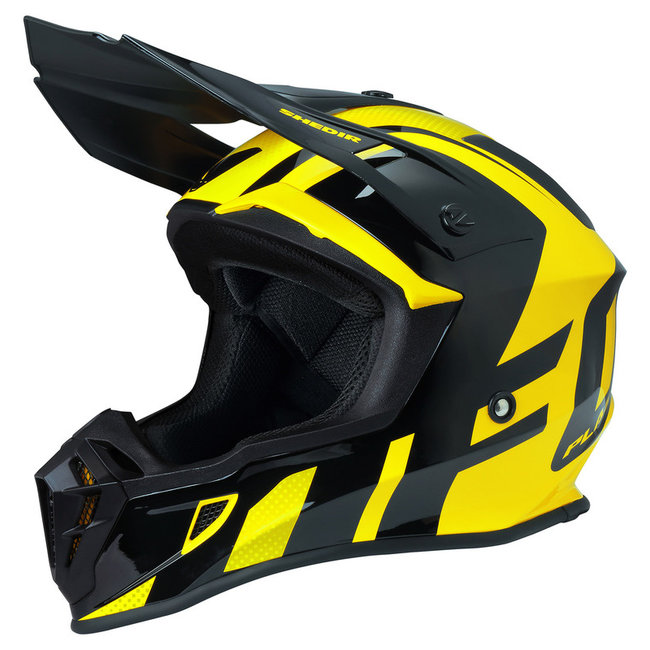 UFO UFO Quiver Helm Shedir Black/Yellow maat M