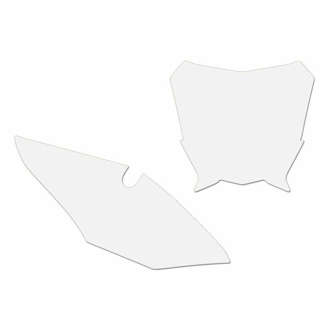 BLACKBIRD BLACKBIRD Plate Stickers White Honda CRF450R