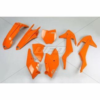UFO UFO Plastic Kit Orange KTM SX125/150 & SX-F