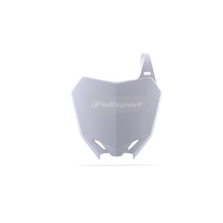 POLISPORT POLISPORT Front Number Plate White Suzuki RM-Z250/RM-Z450