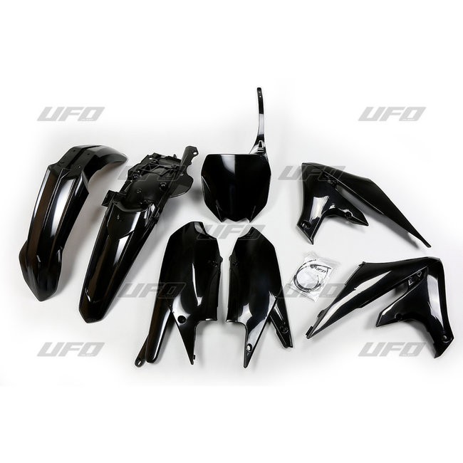 UFO UFO Plastic Kit Black Yamaha YZ450F