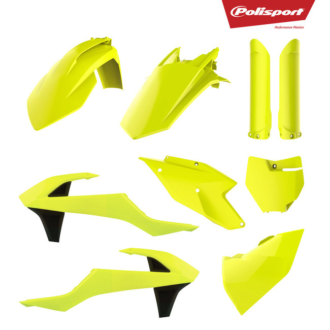 POLISPORT POLISPORT Plastic Kit Neon Yellow KTM SX/SX-F