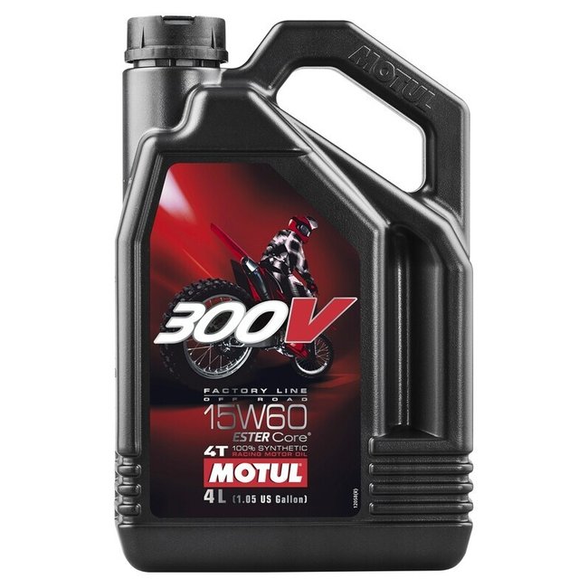 MOTUL MOTUL 300V Factory Line Off Road Racing 4T Motor Oil - 15W60 4L x4