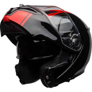 BELL BELL SRT Modular helm Ribbon gloss black/red maat XXL