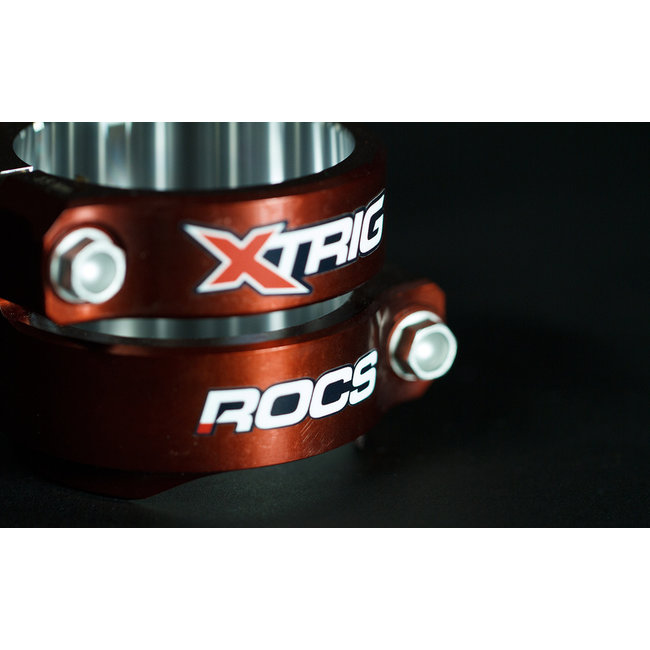 XTRIG XTRIG ROCS Tech Triple Clamp Offset 14mm PHDS Orange KTM SX85