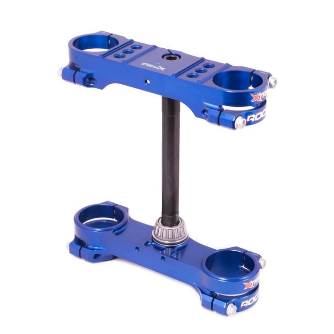 XTRIG XTRIG ROCS Tech Triple Clamp Blue 22mm offset