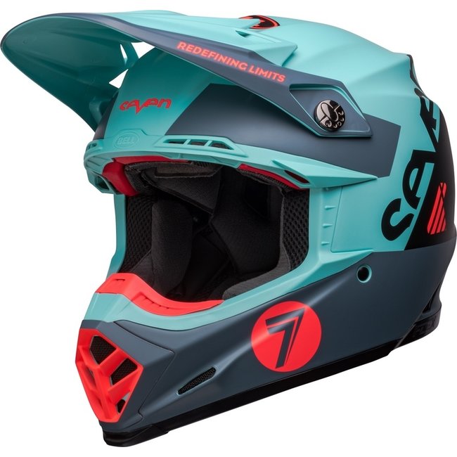 BELL BELL Moto-9s Flex Seven Vanguard Helmet - Matte Aqua/Black