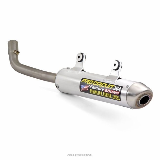 PRO CIRCUIT PRO CIRCUIT 304 Muffler Brushed Aluminum/Stainless Steel End Cap KTM/Husqvarna