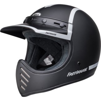 BELL BELL Moto-3 Fasthouse The Old Road Helmet  - S/White & Zwart