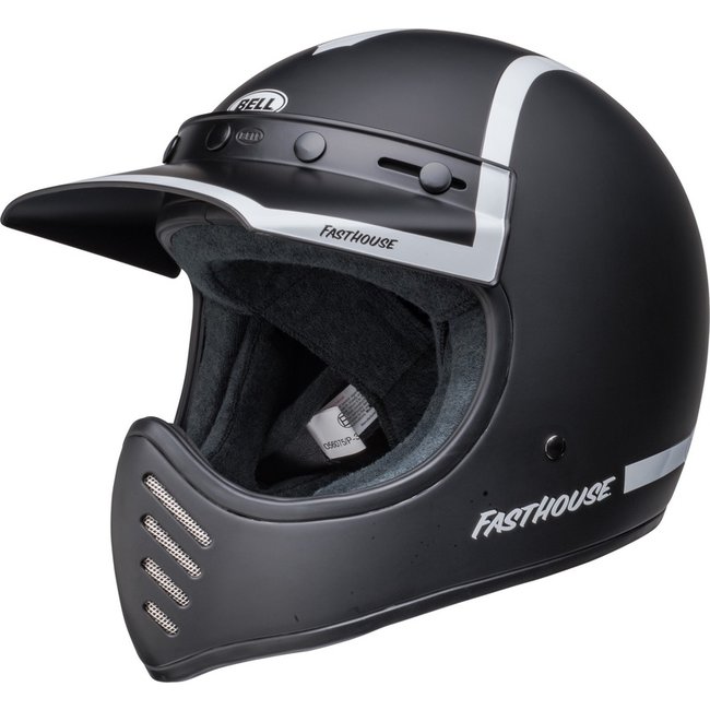 BELL BELL Moto-3 Fasthouse The Old Road Helmet  - M/White & Zwart