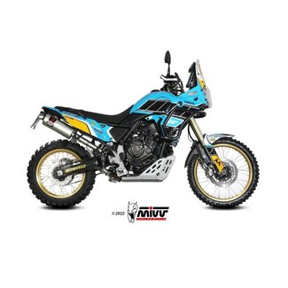 MIVV MIVV Dakar Slip-On Muffler Stainless Steel - Yamaha Ténéré 700 19-22