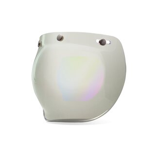 BELL BELL Custom 500 Bubble Shield Silver Iridium  - Zilver