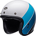 BELL BELL Custom 500 Helmet - Riff Gloss White/Blue  - XL/Multi